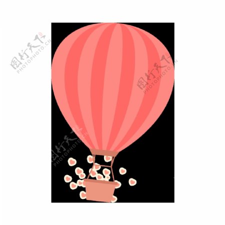 卡通热气球