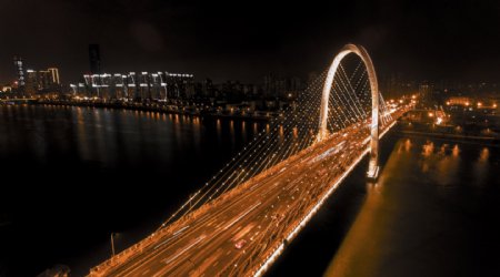 白沙大桥夜景