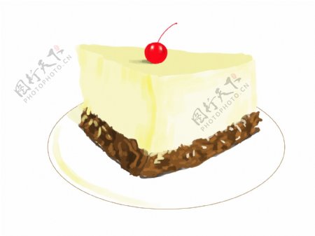 手绘巧克力蛋糕图