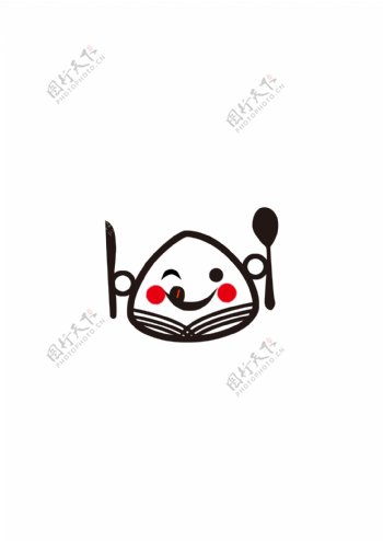 端午节粽子卡通表情PNG素材