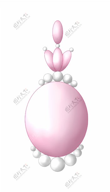 粉色项链宝石插图