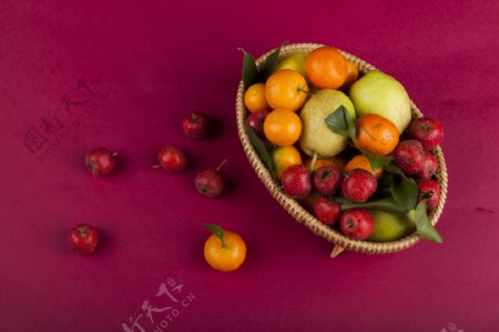 实物图摄影图各种新鲜水果3