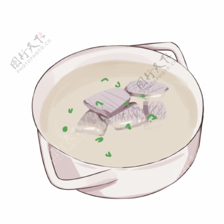 热乎乎的冬季美食羊肉汤
