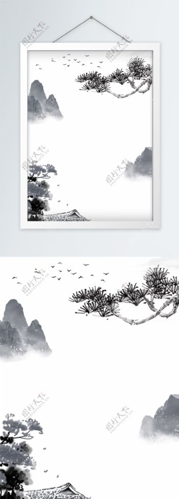 33新中式水墨风格装饰画