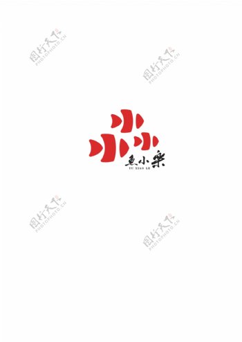 烤鱼logo设计