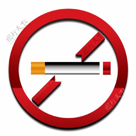 禁止吸烟渐变分图层