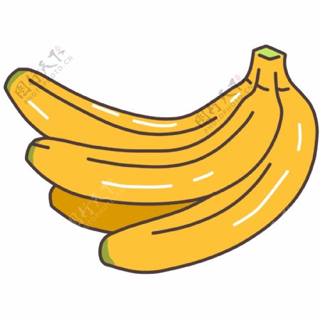 美味黄色香蕉
