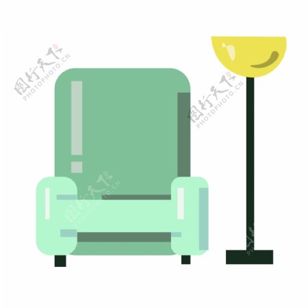 绿色沙发家具