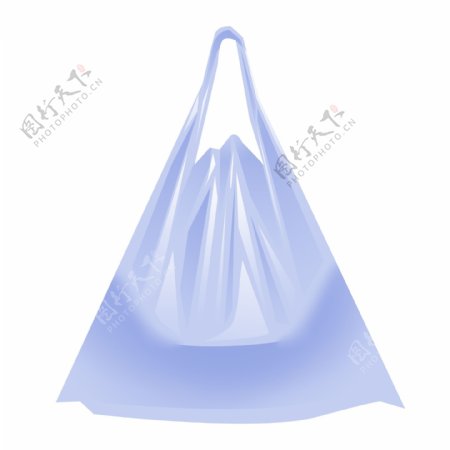 白色简约塑料袋
