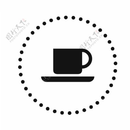 休闲咖啡图标