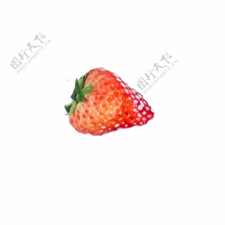 彩色圆弧草莓食物元素