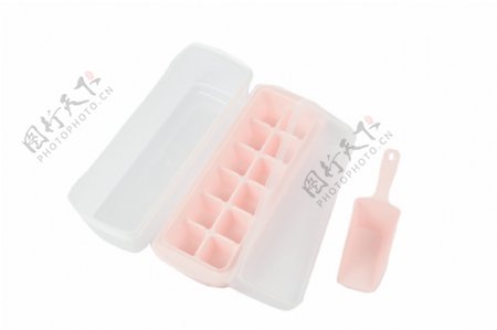 浅粉色冰格模具方便卫生