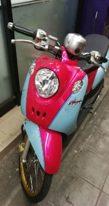 彩色摩托车