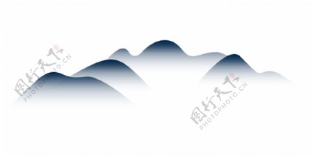 中国风远山