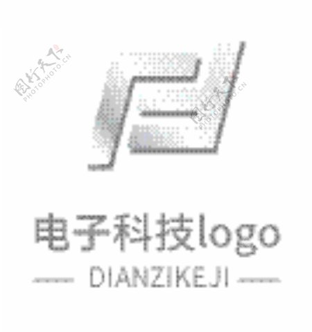 商务电子科技logo设计