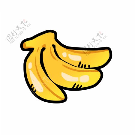 可爱的香蕉