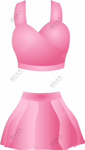 粉色的泳衣