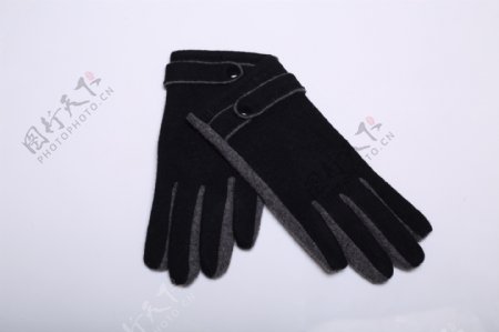 韩版男士绒手套冬季触屏手套7