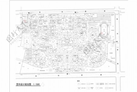 CAD校园规划图纸