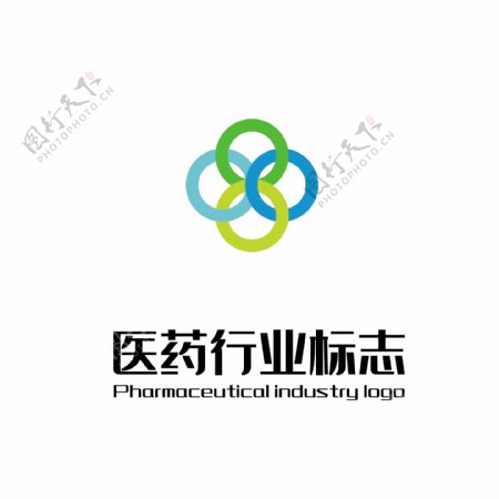 简约大气医药logo