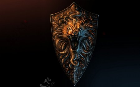 狮头盾牌