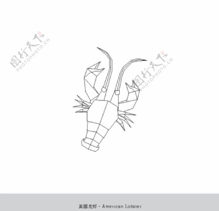 折纸龙虾