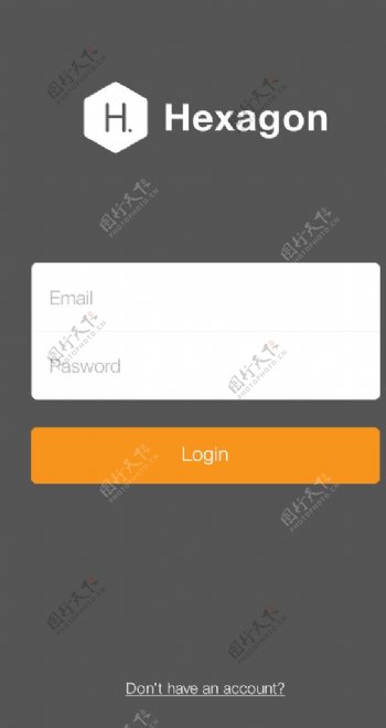 手机UI设计登录注册页面模板