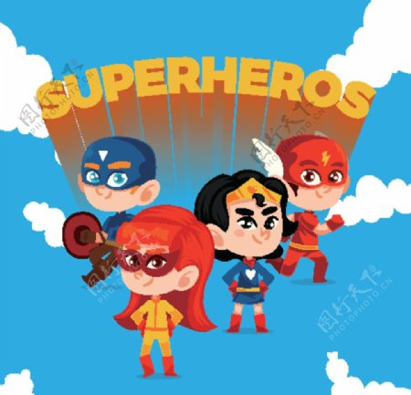 超级英雄卡通形象设计