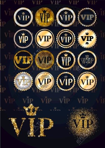 VIP1徽标