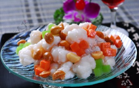 热泰国水晶虾