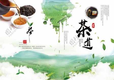 绿茶文化画册封页