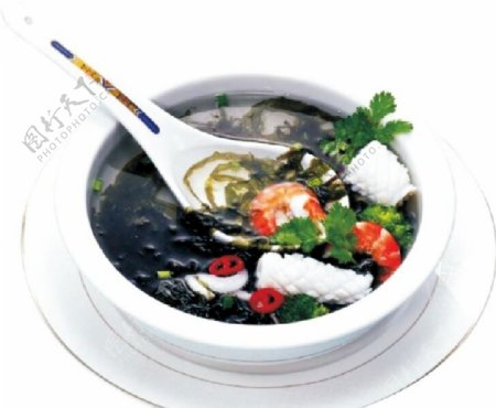 紫菜海鲜汤