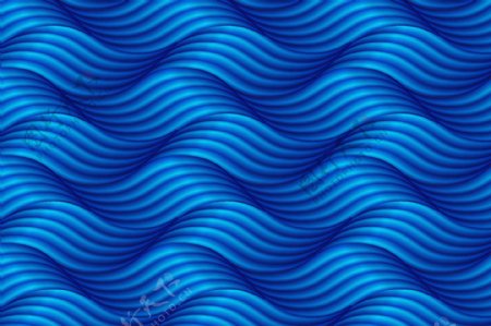 蓝色抽象波浪底纹