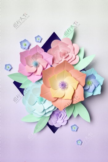 创意折纸花朵