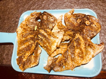 烤海黑鱼