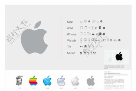 苹果logo矢量图