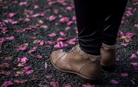 鞋子樱花