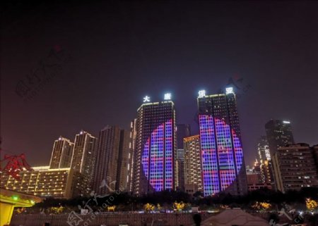 重庆写字楼夜景