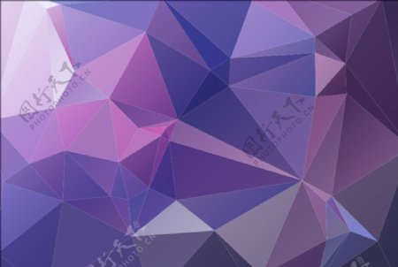 紫色几何图形背景菱形几何