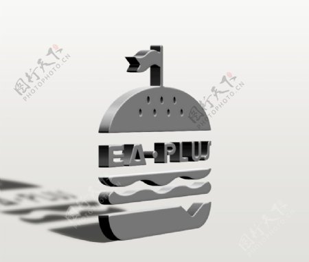 汉堡店品牌logo设计