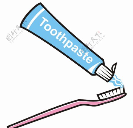 牙刷牙膏