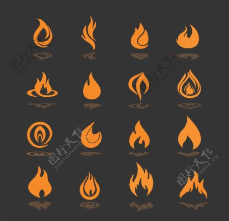 火焰icon图标