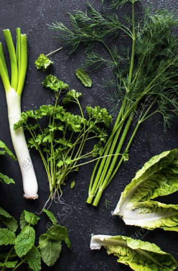 绿色健康食材美食摄影高清蔬果图