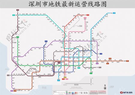2020年深圳市地铁最新线路图