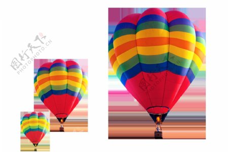 气球旅行旅游活动海报素材