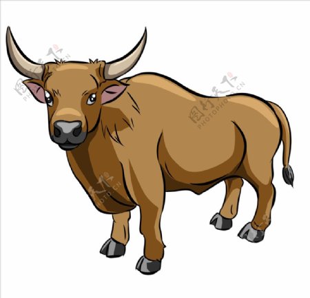 2021牛年素材卡通牛图片