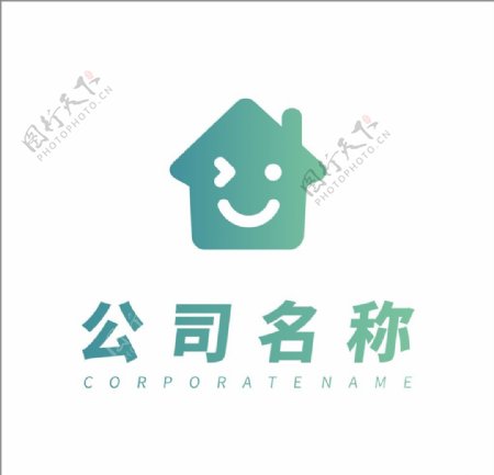 建筑租房logo设计图片