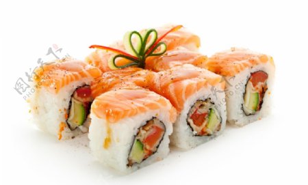 日式寿司食材背景海报素材图片