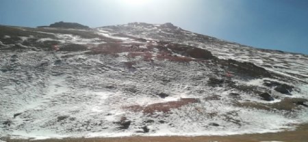 雪山山坡图片