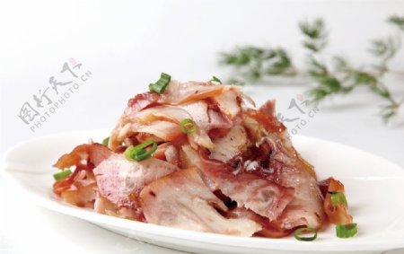 蒜汁猪头肉图片